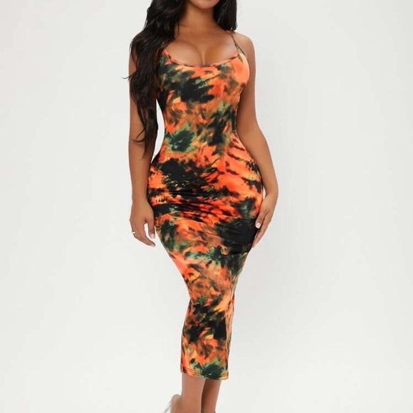 New Inventory 🔥Tie Dye Cami Bodycon Dress🔥 - Picture 5 of 6